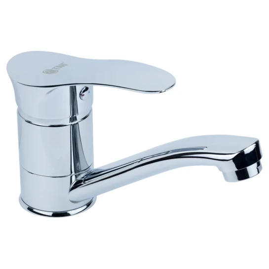 SHOP AKD::Змішувач для кухні TAU SE-2B145C гусак прямий на шпильці