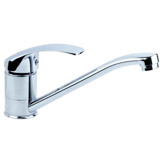 SHOP AKD::Змішувач для кухні TAU SD-2B243C на шпильці гусак прямий