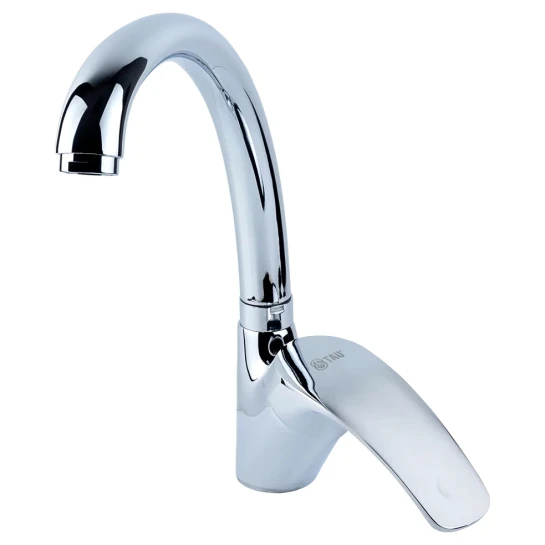 SHOP AKD::Змішувач для кухні TAU SD-4B443C гусак вухо латунний шток на гайці