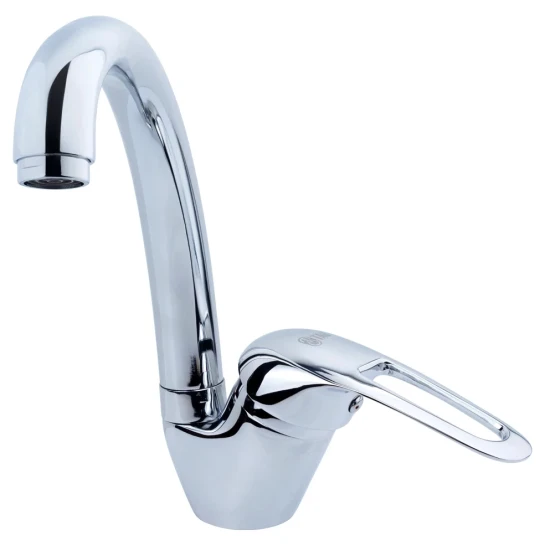 SHOP AKD::Змішувач для кухні TAU SF-4B139C гусак вухо на гайці