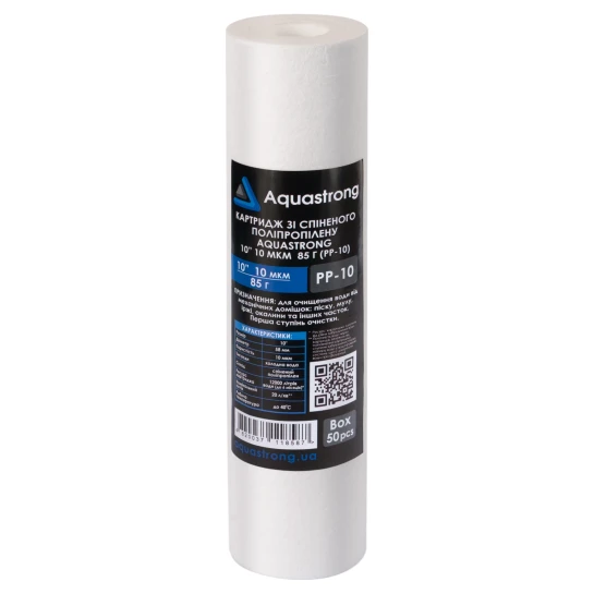 SHOP AKD::Картридж зі спіненого поліпропілену AQUASTRONG 10" 10 мкм 85г