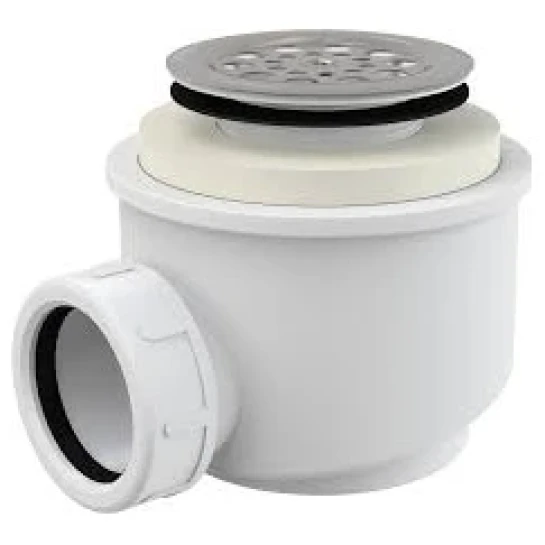 SHOP AKD::Сифон для душового піддону ALCAPLAST D50 з нержавіючої решіткою Ø50 мм