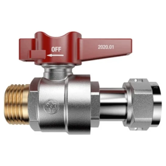 SHOP AKD::Кран з накидною гайкою MIRAYA 3/4 ЗВ прямий, важіль (25)