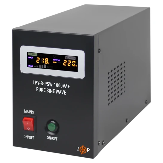 SHOP AKD::ДБЖ з правильною синусоїдою LOGIC POWER LPY-B-PSW-1000 VA+(700Вт) 10/20 (12V)