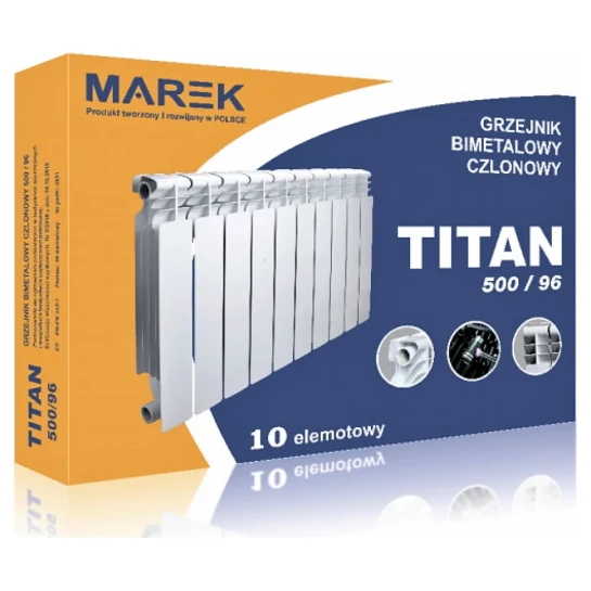 SHOP AKD::Радіатор біметалевий MAREK TITAN 500/96 (188 Вт)