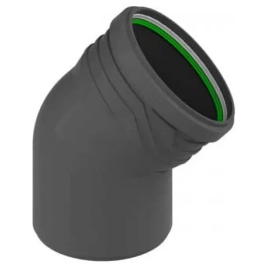 SHOP AKD::Коліно каналізаційне ASG HTR 160х45°