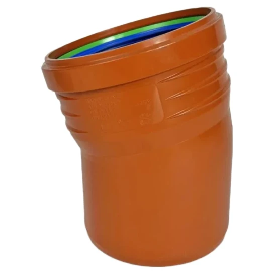 SHOP AKD::Коліно каналізаційне ASG Esterno 110х15° (30)