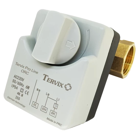 SHOP AKD::Клапан 2-ходовий н/в 1 1/4 з електроприводом Tervix Pro Line ORC