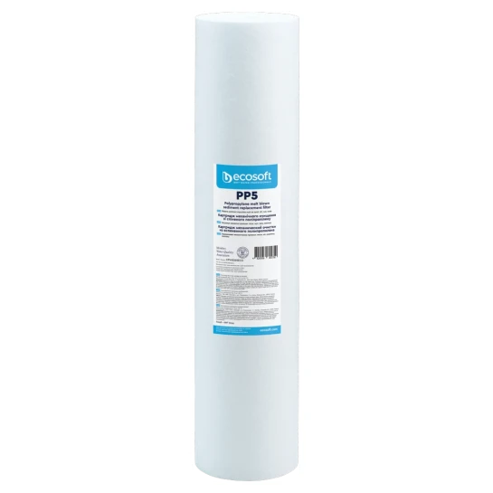 SHOP AKD::Картридж з поліпропіленової нитки ECOSOFT для BB20 4,5" 5 мкм